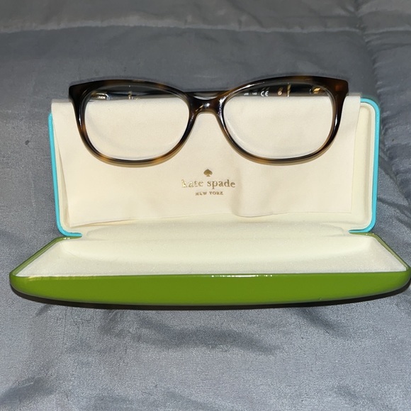 Kate Spade Eyeglasses Kaileigh is the model and color is tortoise - Picture 2 of 8